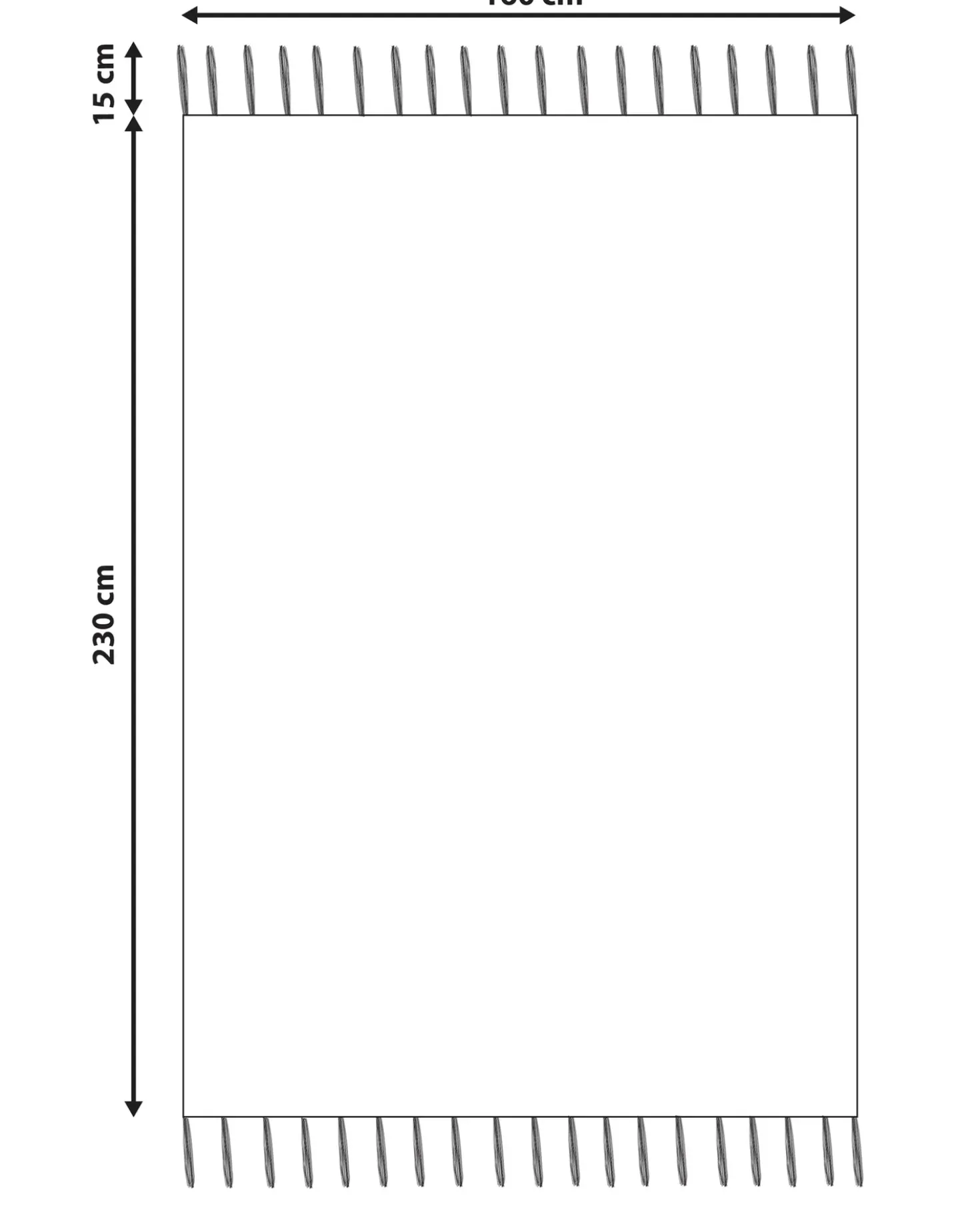 Tappeto per esterni TABIAT Grigio 160 x 230 cm