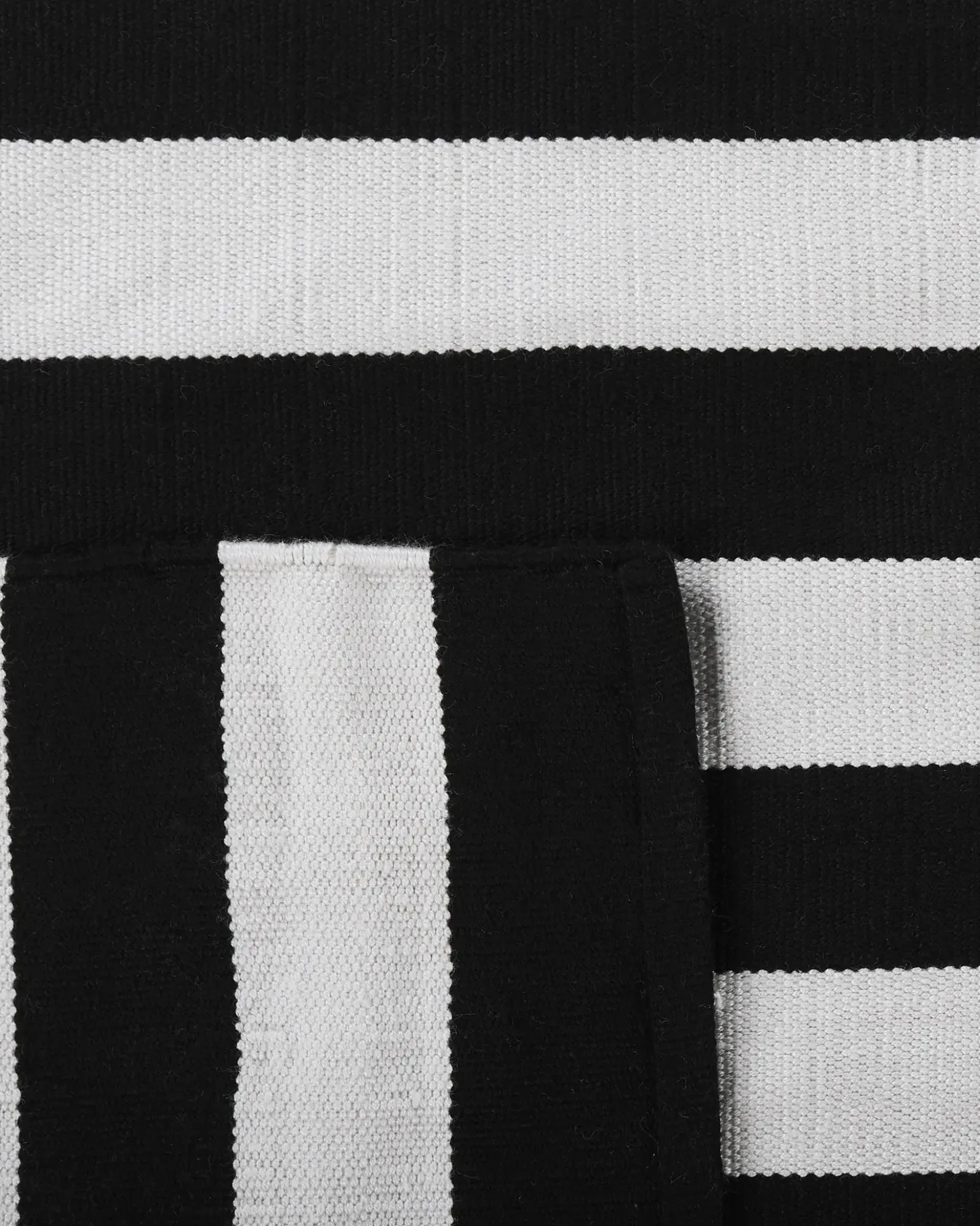 Tappeto per esterni TAVAS Nero/Bianco 140 x 200 cm