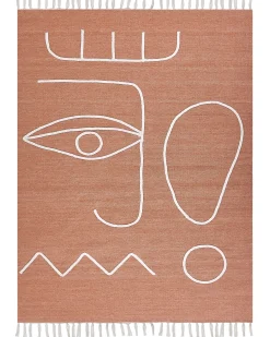 Tappeto per esterni YAVU Rosso chiaro 140 x 200 cm