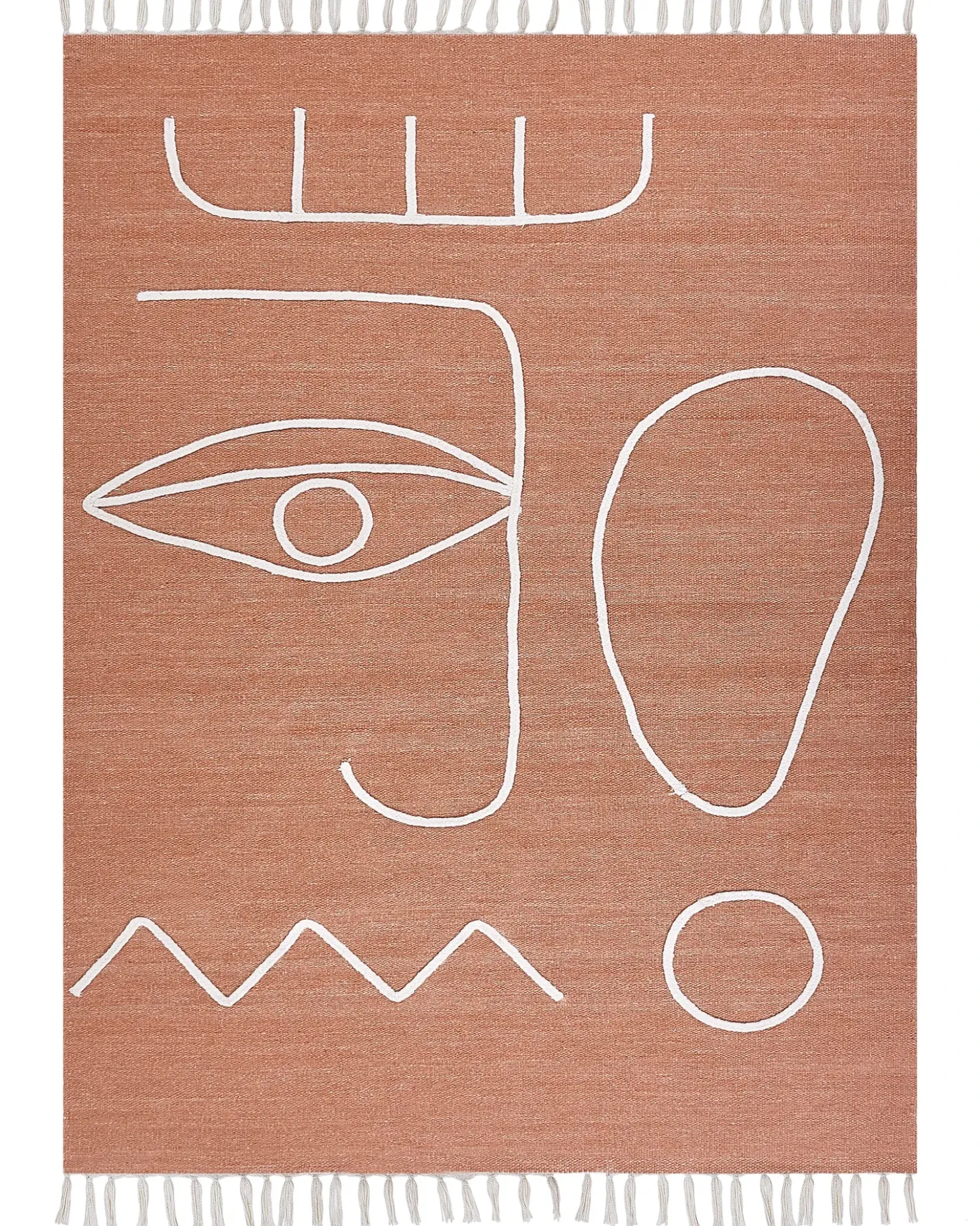 Tappeto per esterni YAVU Rosso chiaro 140 x 200 cm