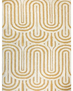 Tappeto PERAI Giallo 300 x 400 cm Cotone
