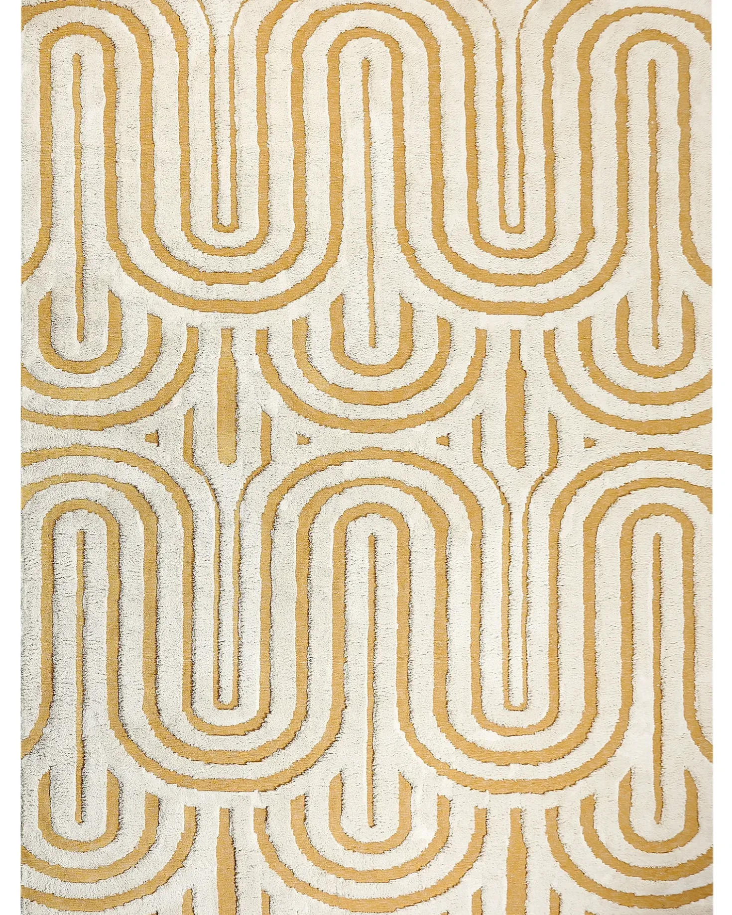 Tappeto PERAI Giallo 300 x 400 cm Cotone