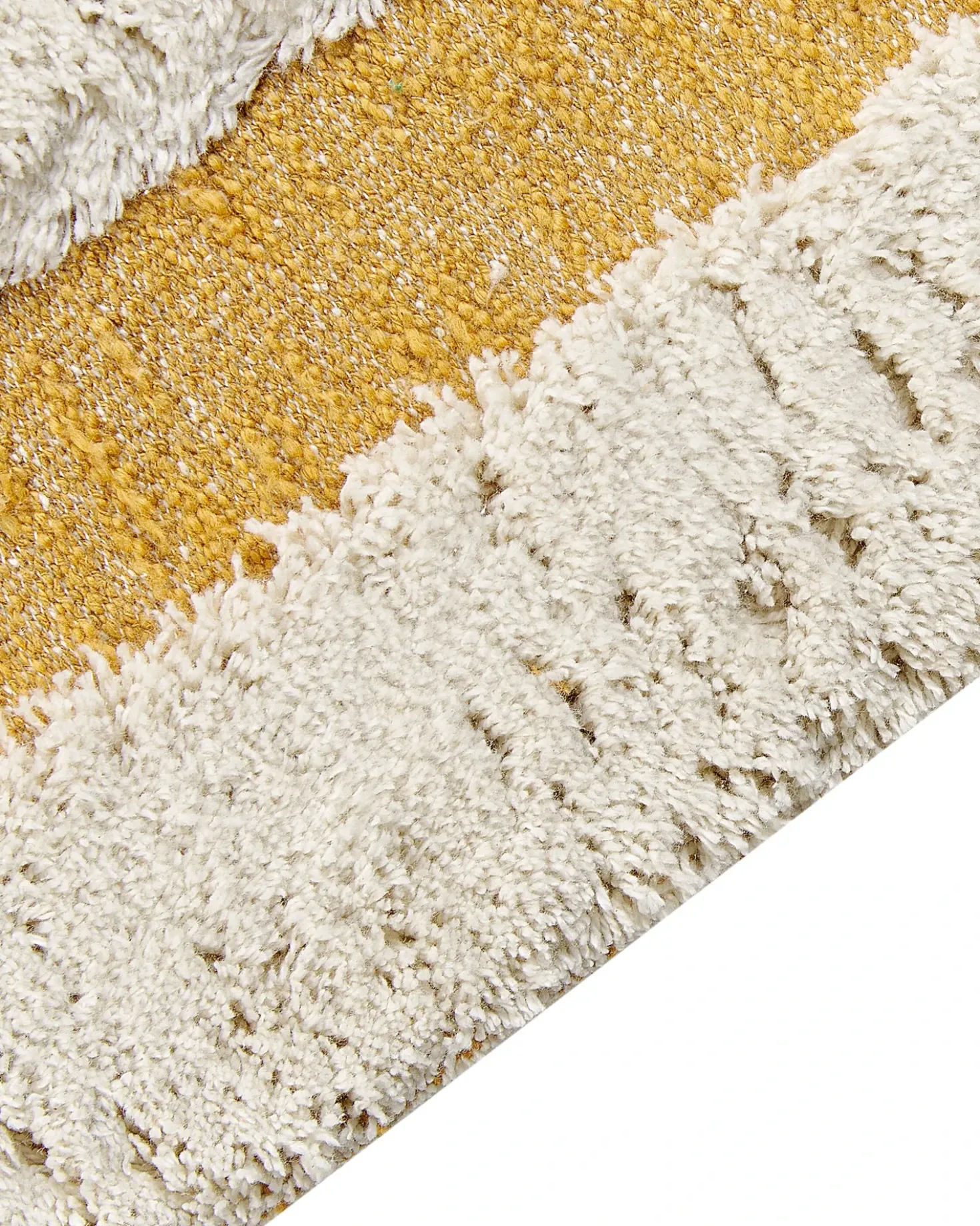 Tappeto PERAI Giallo 300 x 400 cm Cotone