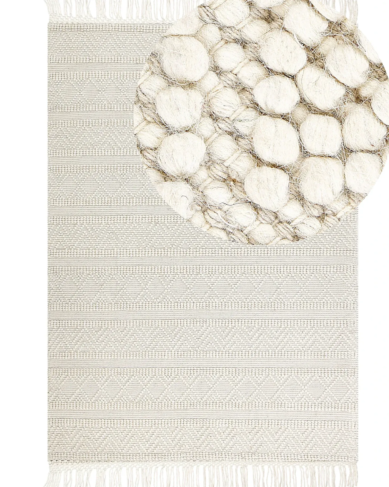 Tappeto PERTEK Beige 160 x 230 cm Lana