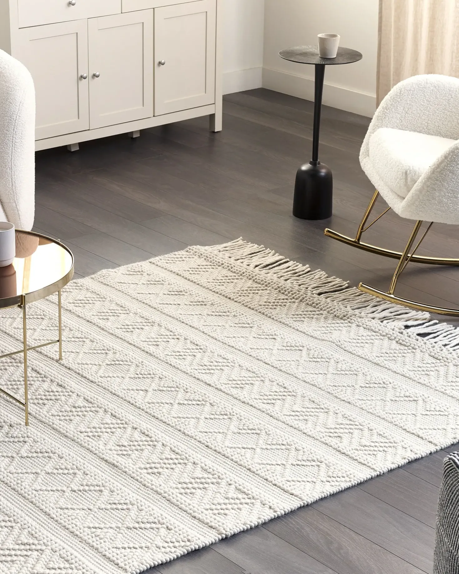 Tappeto PERTEK Beige 160 x 230 cm Lana