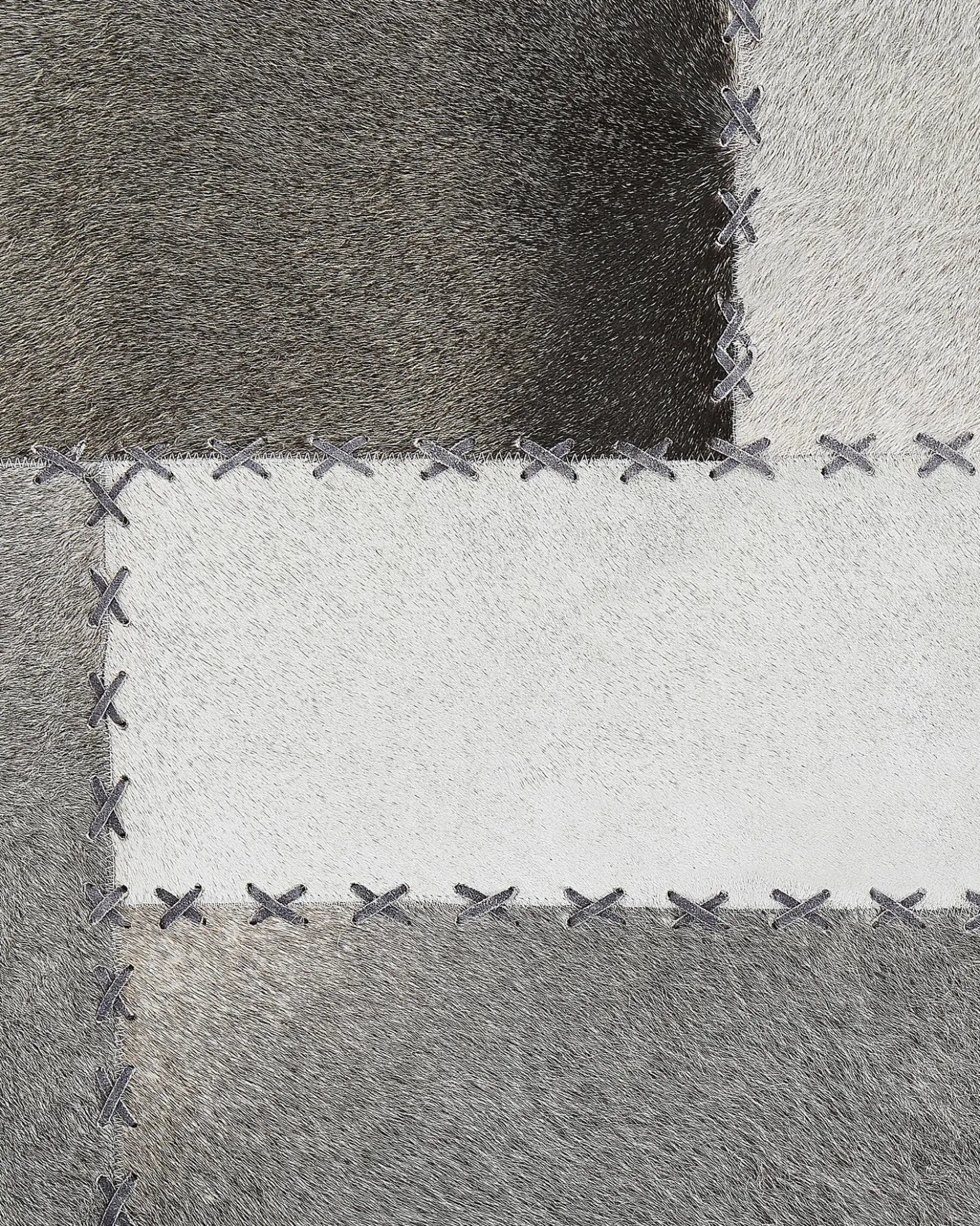 Tappeto PERVARI Tortora 160 x 230 cm Pelle naturale