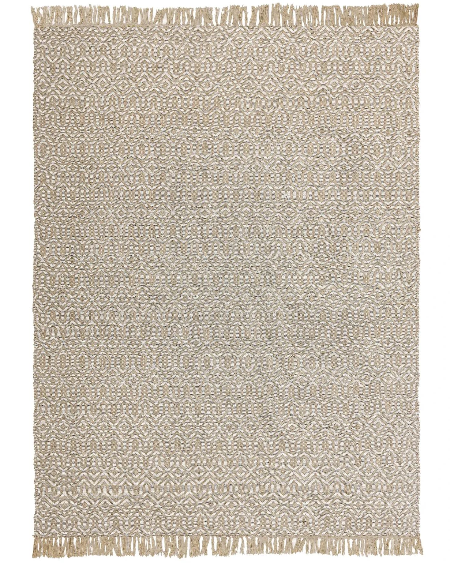 Tappeto POZANTI Beige 140 x 200 cm Iuta