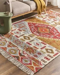 Tappeto PROSHYAN Multicolore 160 x 230 cm Lana Kilim