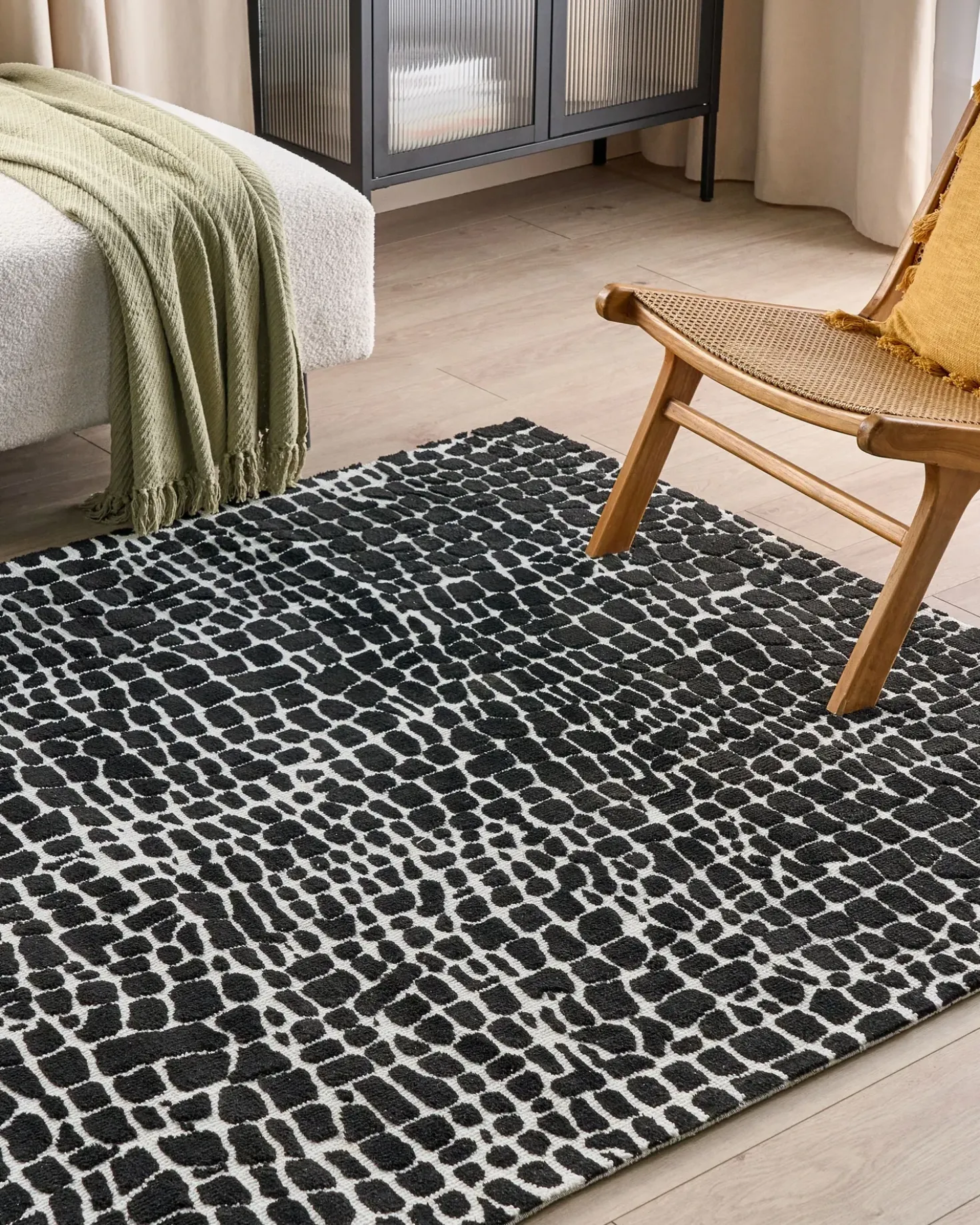 Tappeto PUNGE Nero 300 x 400 cm
