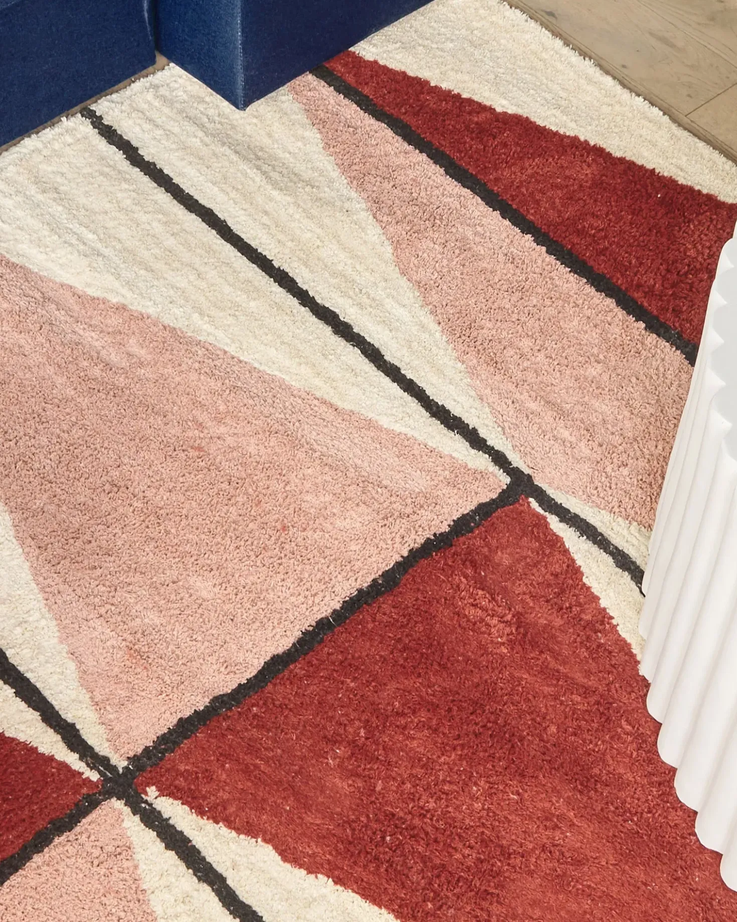 Tappeto PURNIA Multicolore 160 x 230 cm Cotone
