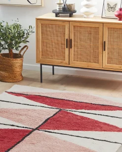 Tappeto PURNIA Multicolore 160 x 230 cm Cotone