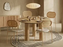 Tappeto RAMZAN Beige 200 x 300 cm Viscosa