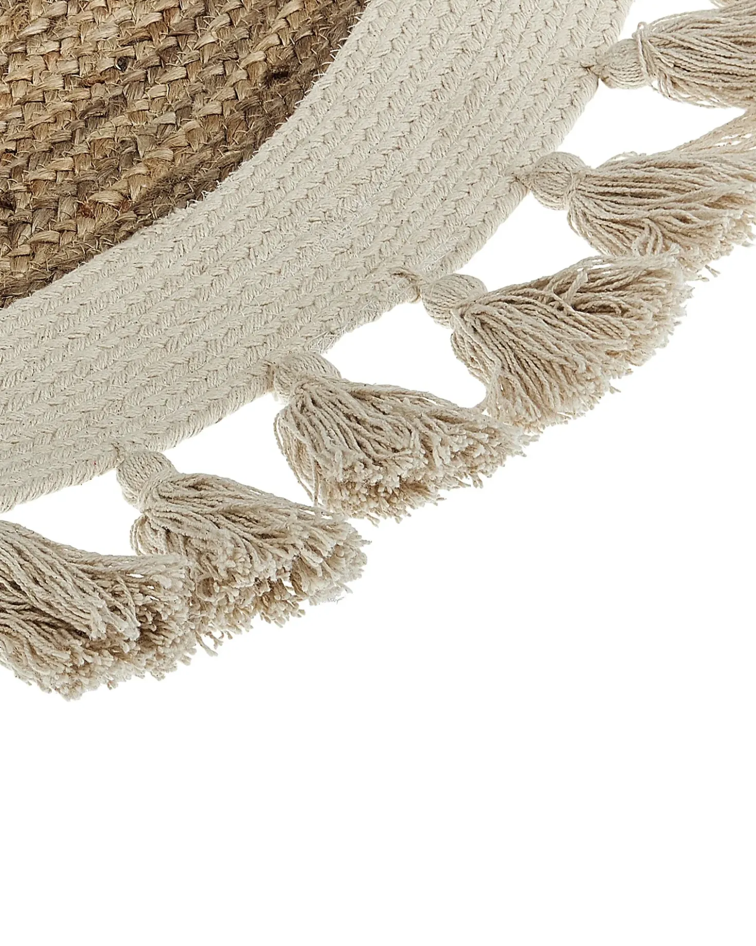 Tappeto SAMSUN Beige ø 120 cm Iuta