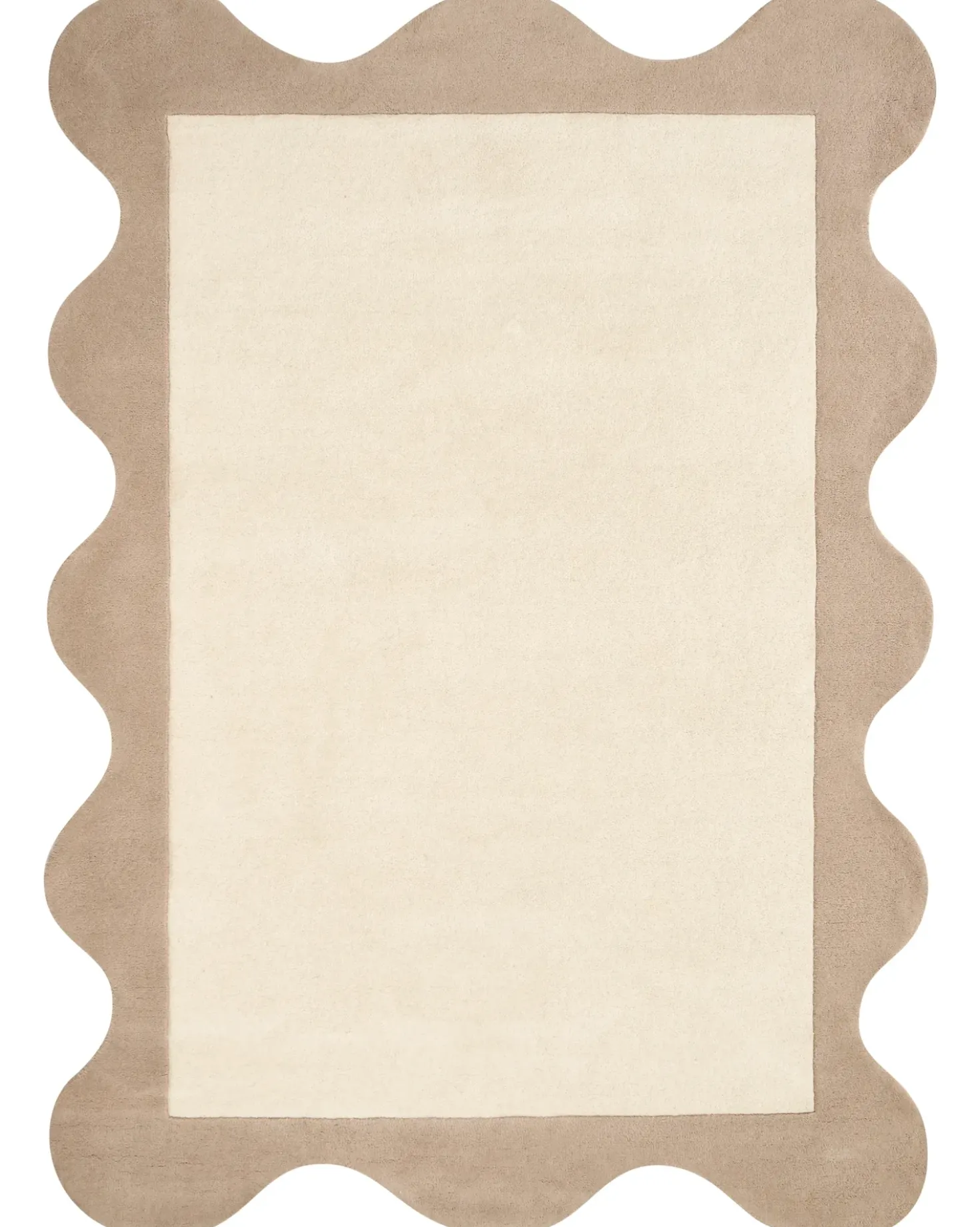 Tappeto SANGHAR Beige 160 x 230 cm Lana