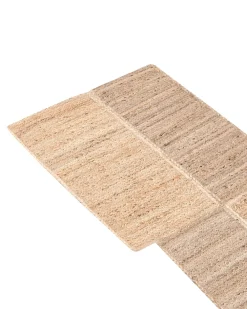 Tappeto SANGLI Beige 80 x 300 cm Iuta