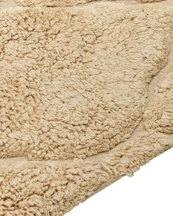Tappeto SANLIURFA Beige sabbia 160 x 230 cm Cotone