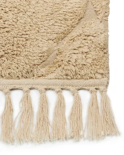 Tappeto SANLIURFA Beige sabbia 160 x 230 cm Cotone