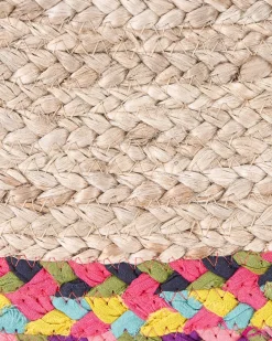 Tappeto SATARA Multicolore ø 120 cm Iuta