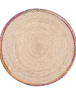 Tappeto SATARA Multicolore ø 120 cm Iuta