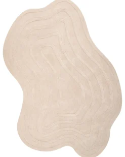 Tappeto SATNA Beige 160 x 230 cm Lana