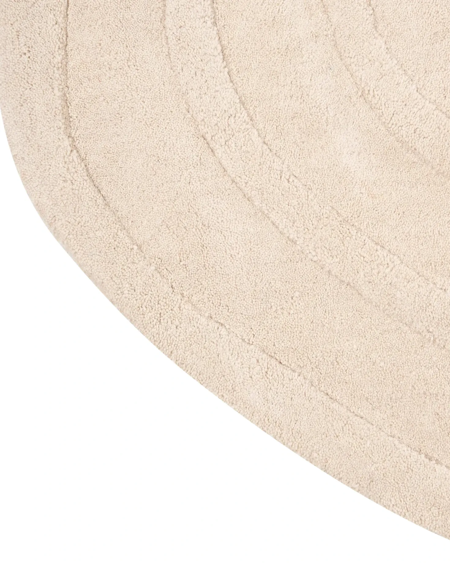 Tappeto SATNA Beige 160 x 230 cm Lana
