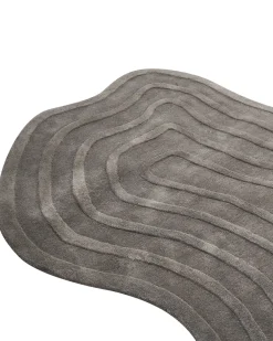 Tappeto SATNA Grigio scuro 160 x 230 cm Lana