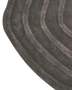 Tappeto SATNA Grigio scuro 160 x 230 cm Lana