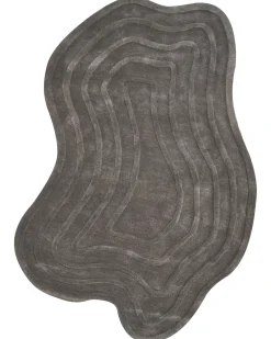 Tappeto SATNA Grigio scuro 160 x 230 cm Lana