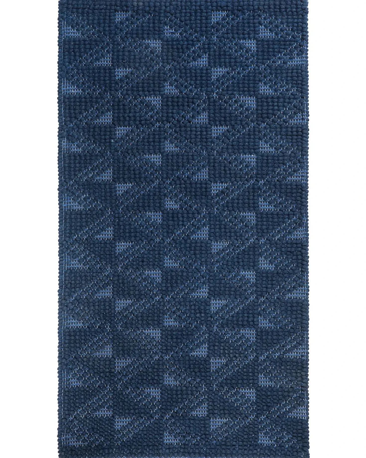 Tappeto SAVRAN Blu marino 80 x 150 cm Lana