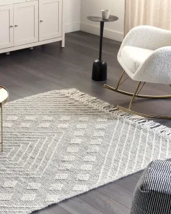 Tappeto SAVUR Grigio 160 x 230 cm Lana
