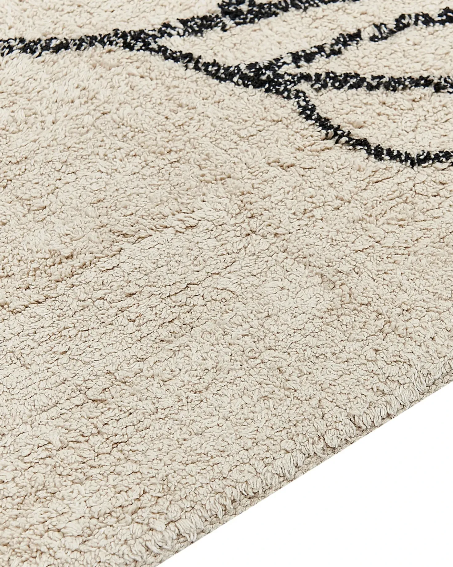 Tappeto SAZLI Beige 160 x 230 cm Cotone
