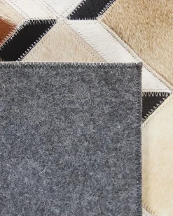 Tappeto SERINOVA Marrone 160 x 230 cm Pelle naturale