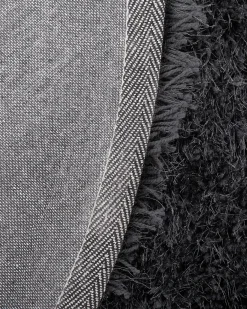 Tappeto Shaggy CIDE Nero ø 140 cm