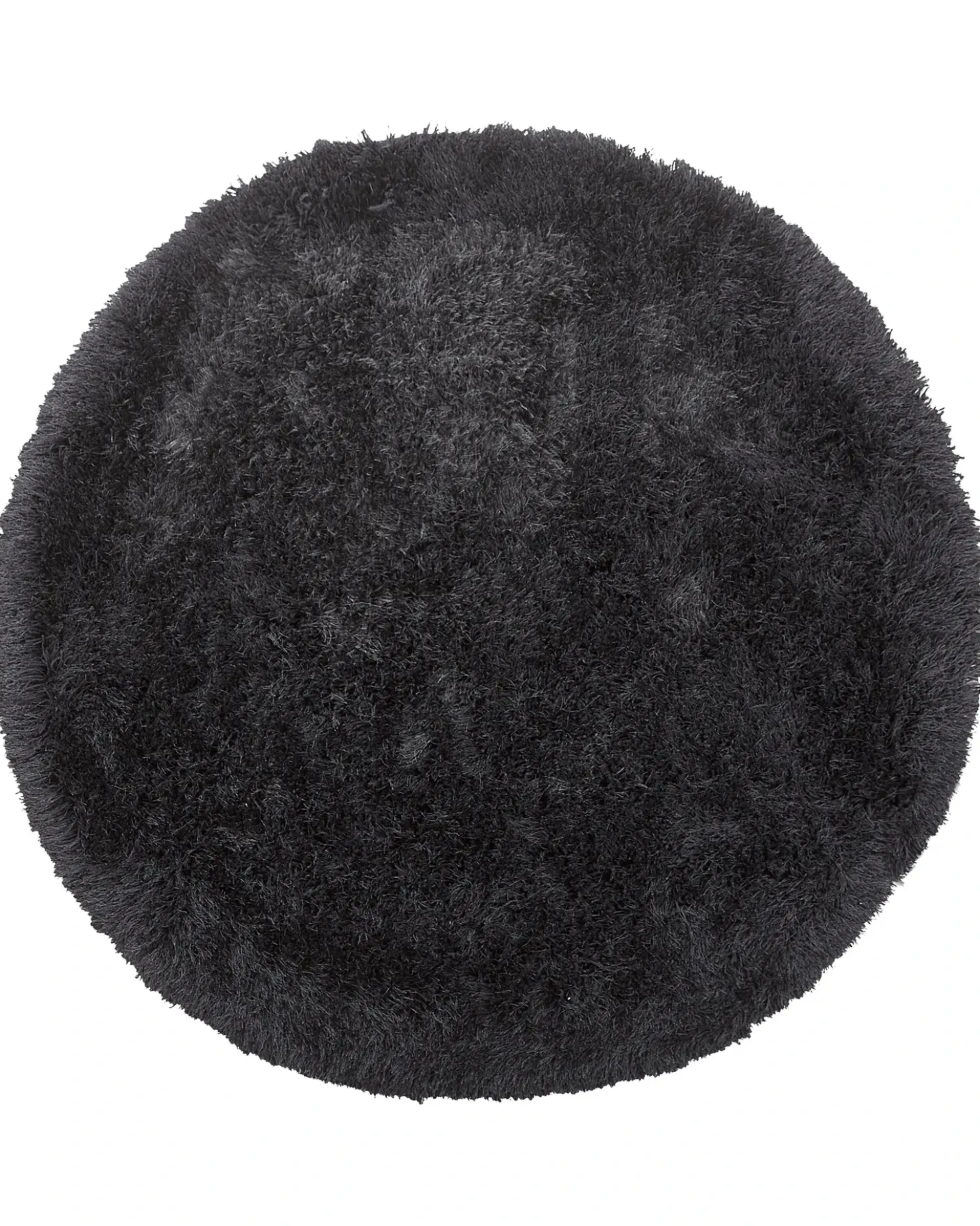 Tappeto Shaggy CIDE Nero ø 140 cm