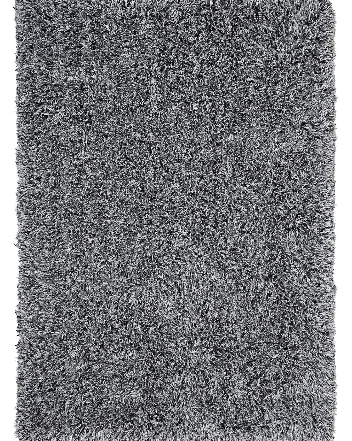 Tappeto Shaggy CIDE Nero/Bianco 160 x 230 cm