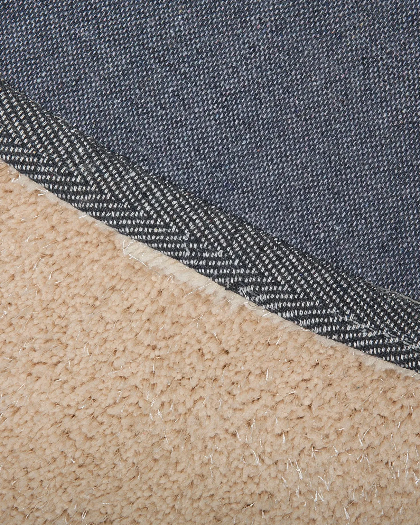 Tappeto Shaggy DEMRE Beige 160 x 230 cm