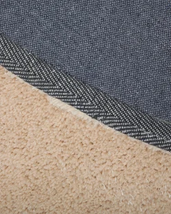 Tappeto Shaggy DEMRE Beige ø 140 cm