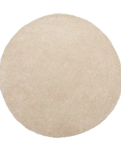 Tappeto Shaggy DEMRE Beige ø 140 cm