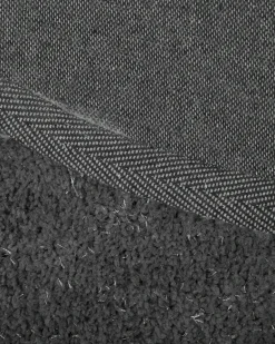 Tappeto Shaggy DEMRE Grigio scuro ø 140 cm