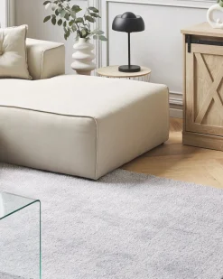 Tappeto Shaggy DEMRE Grigio chiaro 160 x 230 cm