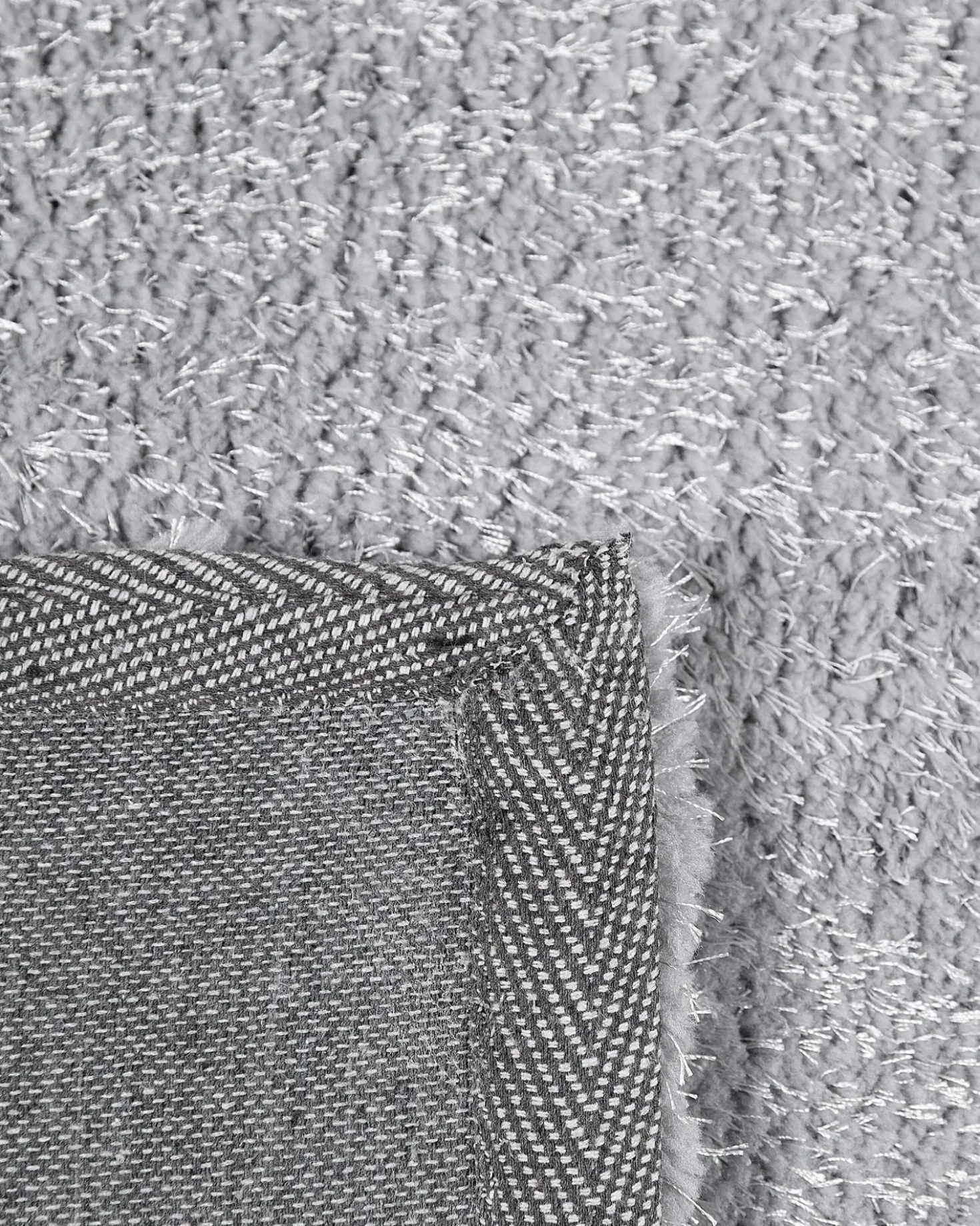 Tappeto Shaggy DEMRE Grigio chiaro 160 x 230 cm