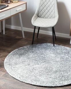 Tappeto Shaggy DEMRE Grigio ø 140 cm