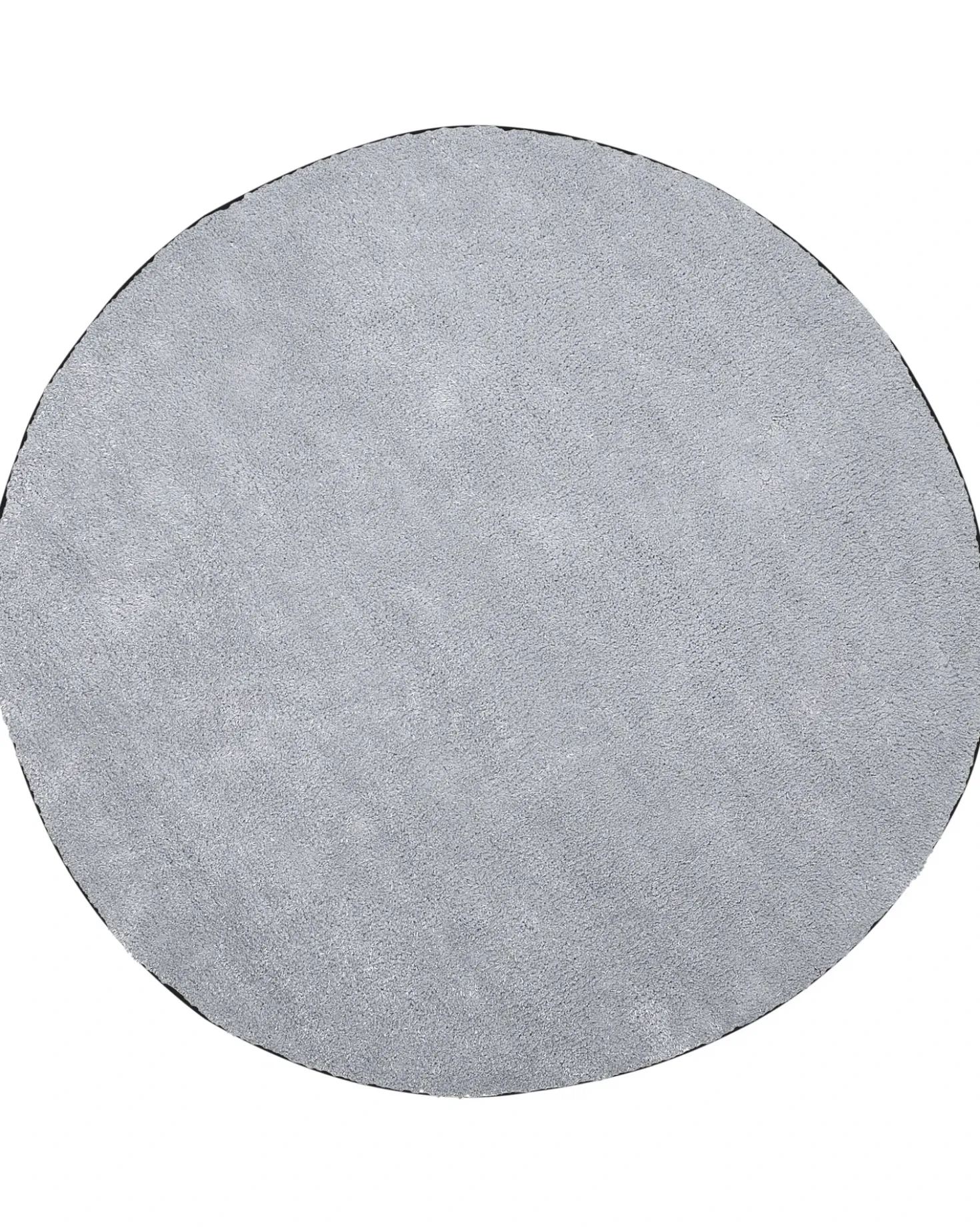 Tappeto Shaggy DEMRE Grigio chiaro ø 140 cm