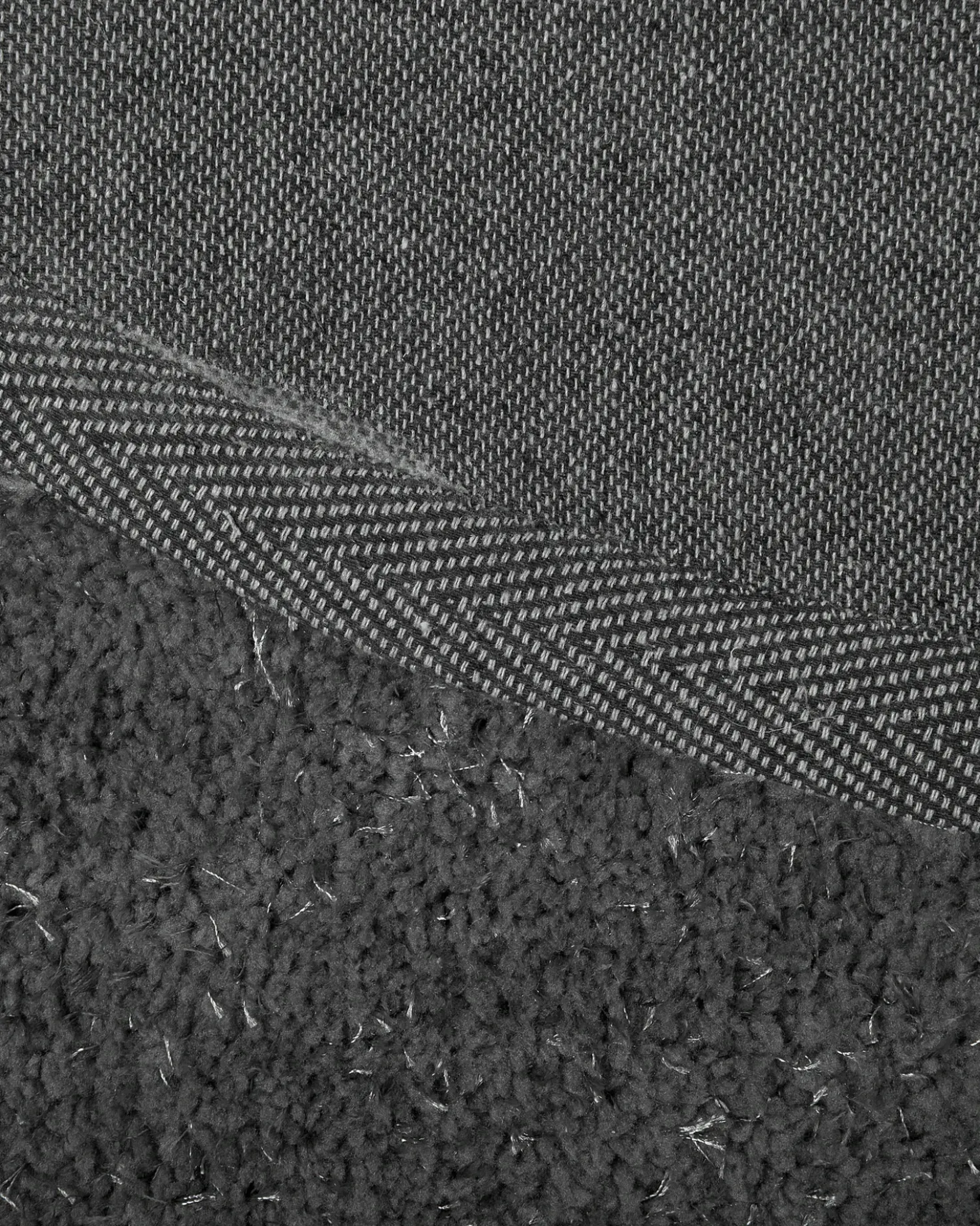 Tappeto Shaggy DEMRE Grigio scuro 160 x 230 cm