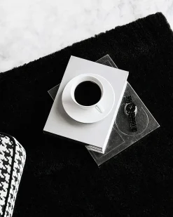 Tappeto Shaggy DEMRE Nero 160 x 230 cm