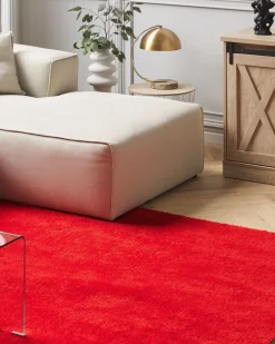 Tappeto Shaggy DEMRE Rosso 200 x 300 cm