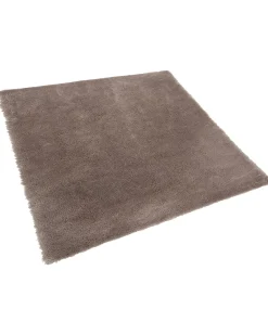 Tappeto Shaggy EVREN Marrone chiaro 200 x 200 cm