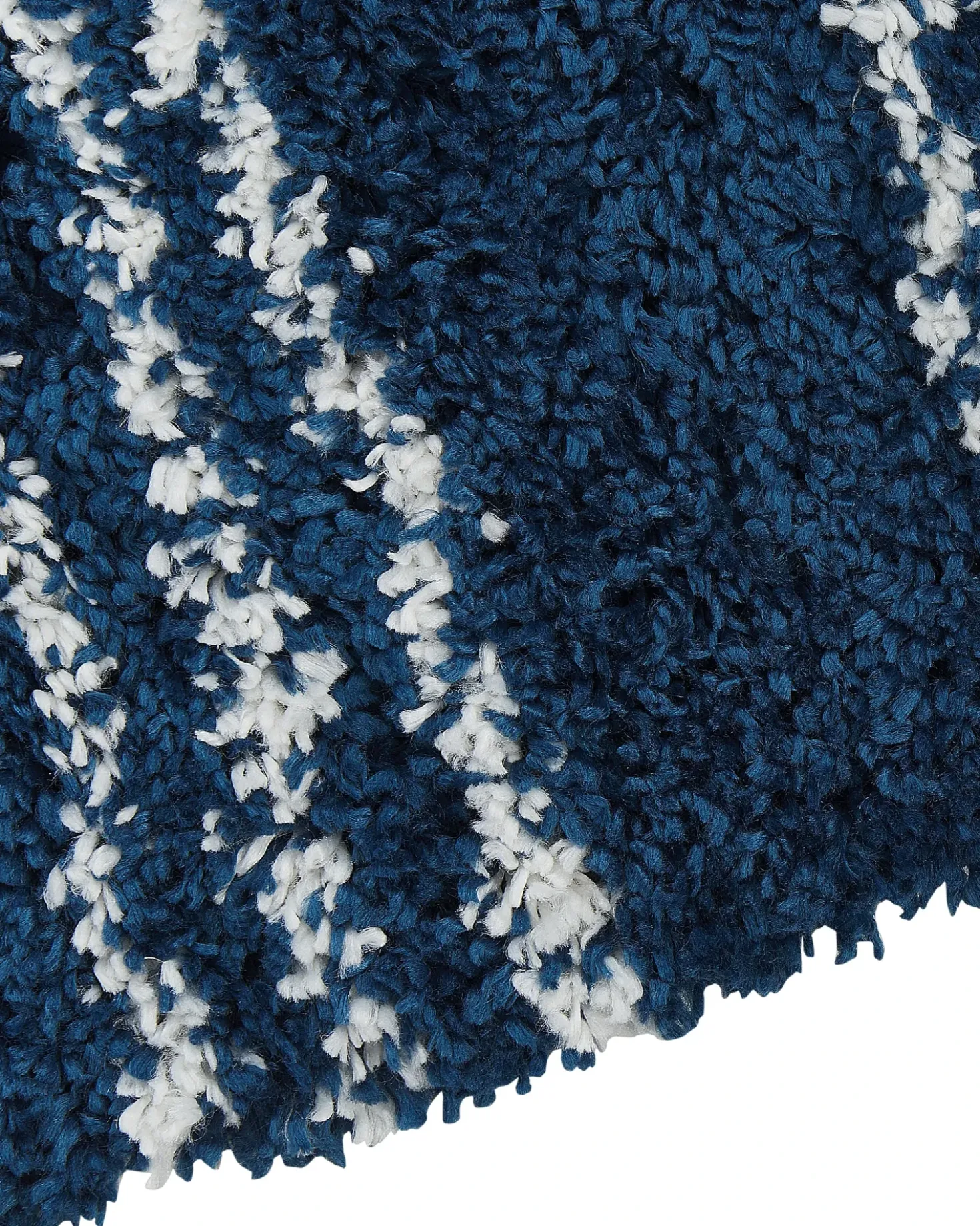 Tappeto Shaggy TASHIR Blu 160 x 230 cm