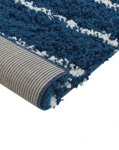 Tappeto Shaggy TASHIR Blu 160 x 230 cm