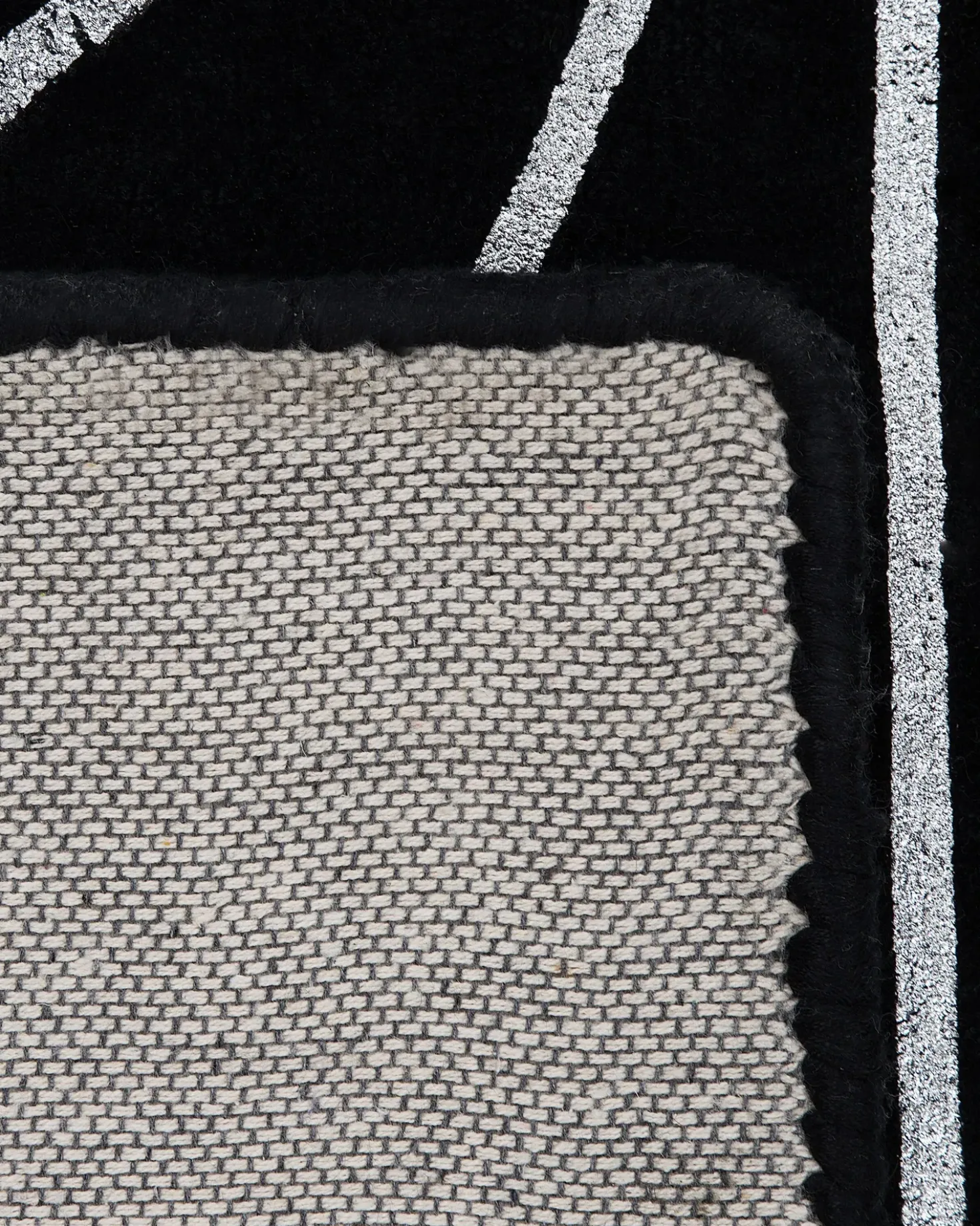Tappeto SIBEL Nero 160 x 230 cm Viscosa